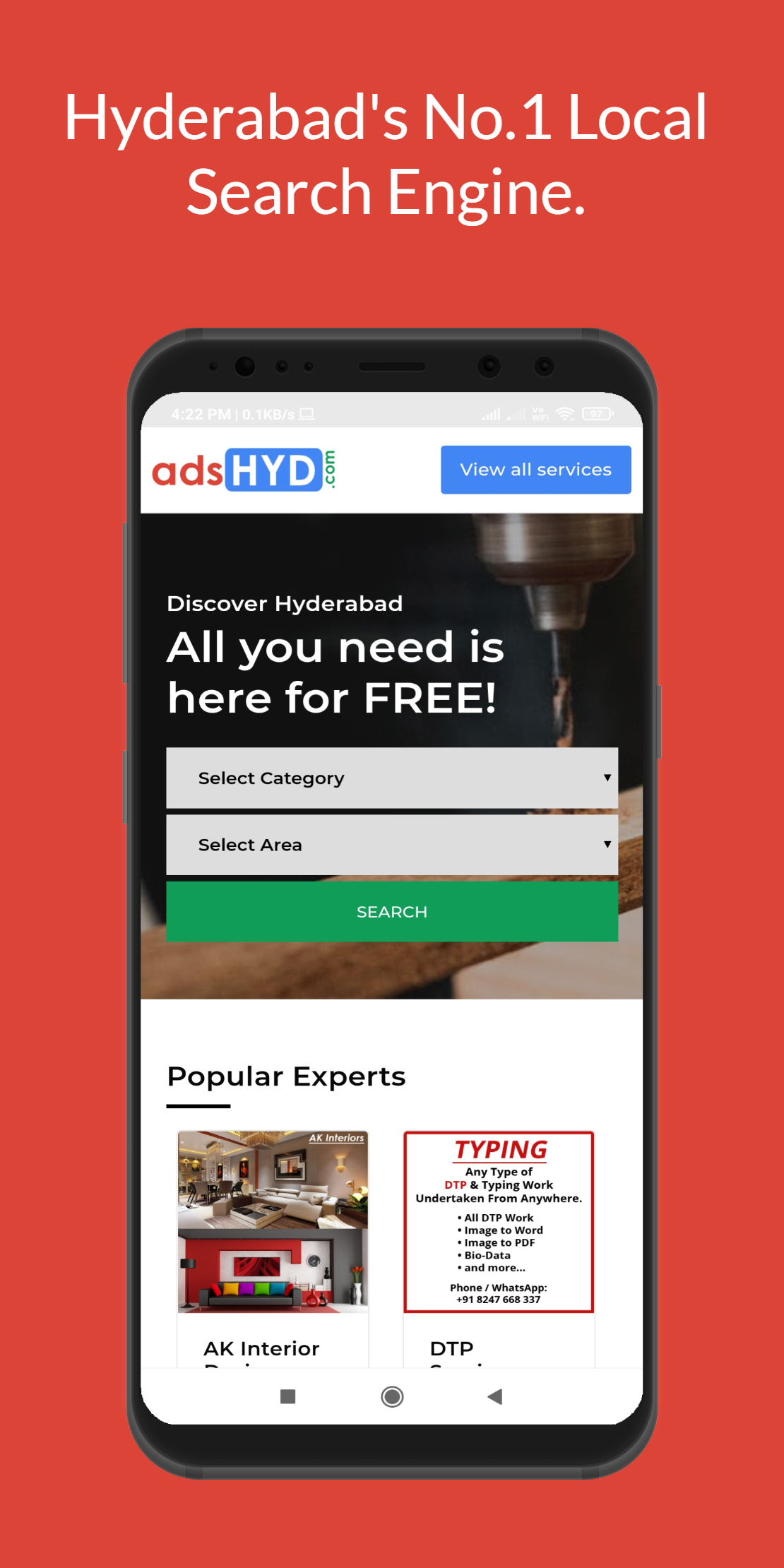 AdsHYD.com Downlaod the app now